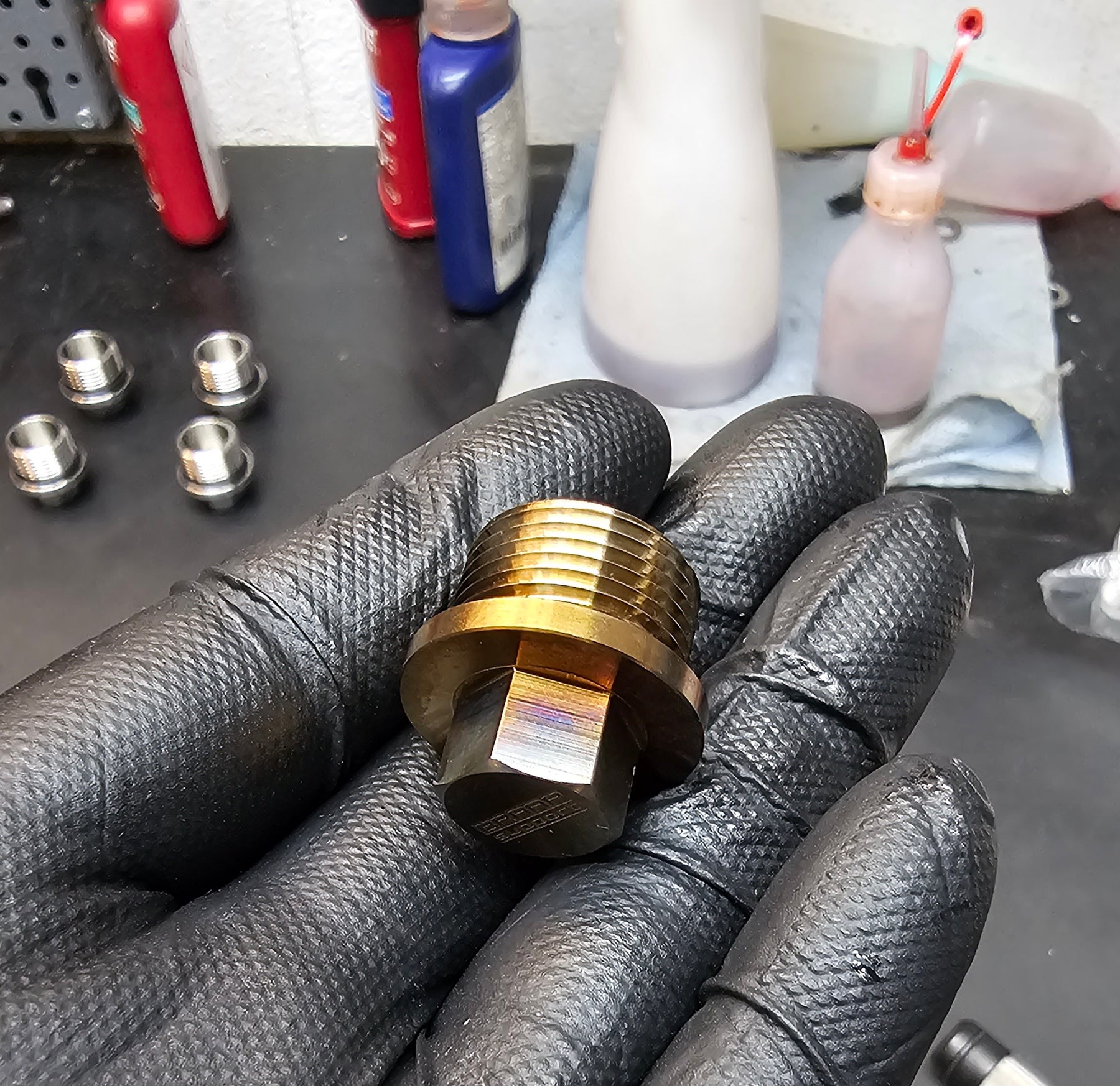 Edelstahl Neo Magnetic Force Sieb - Ablasschrauben Ultimate KIT für KTM Husqvarna GasGas