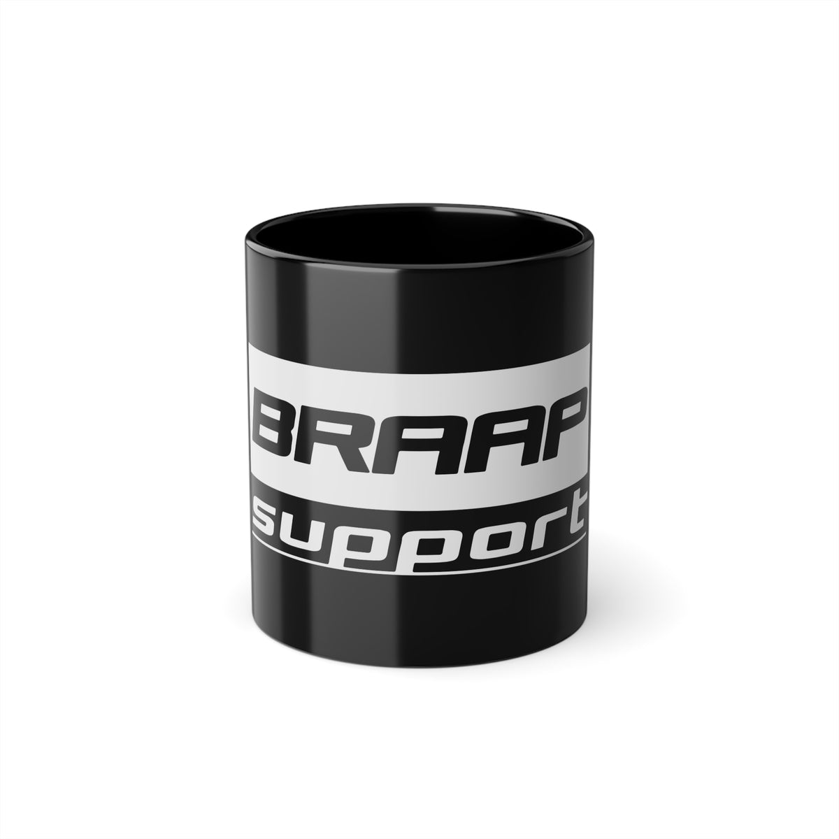 Black Coffee Cup, 11oz