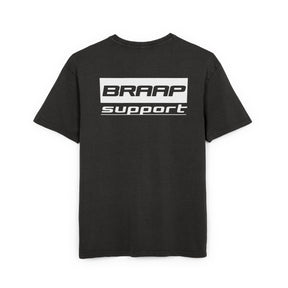 BRAAP Support Acid-Wash Oversized Tee