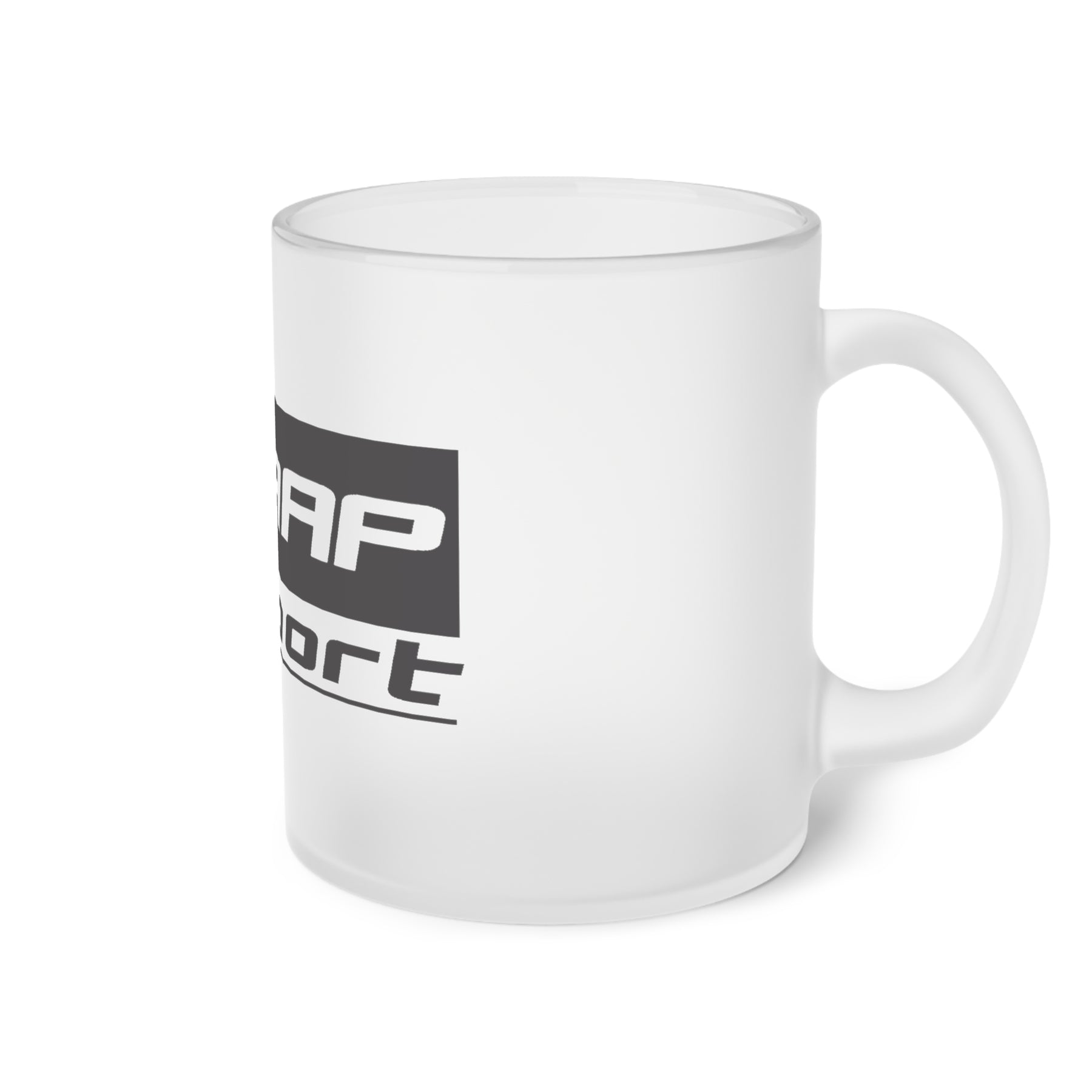 Braap Support Frosted Glas Kaffebecher - Aus Glas schmeckt alles besser!