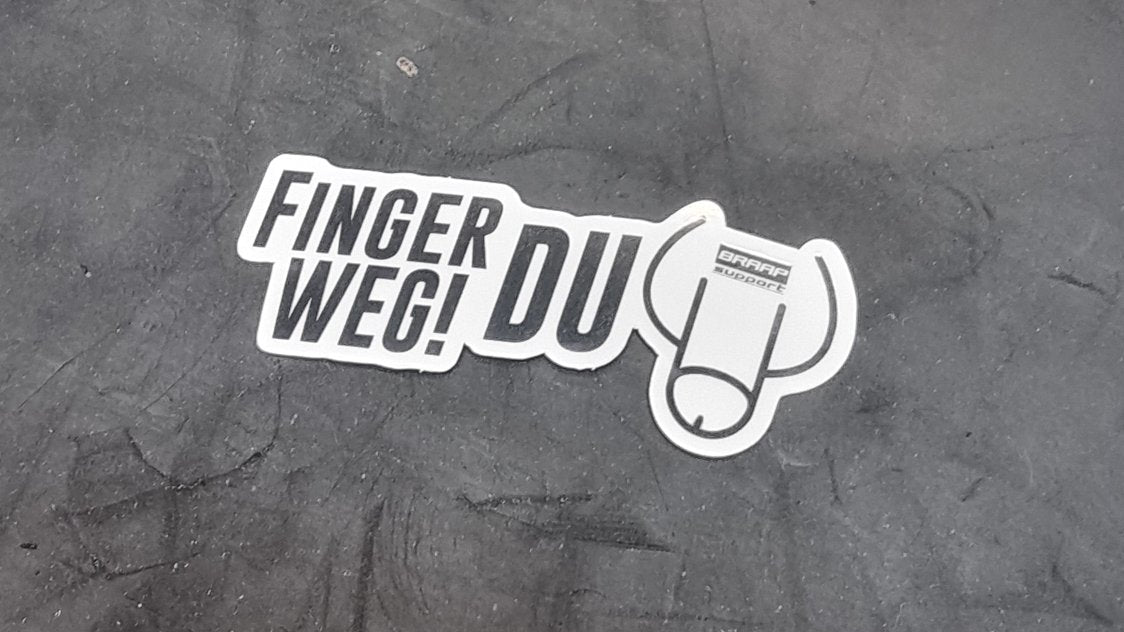 Finger Weg! Sticker