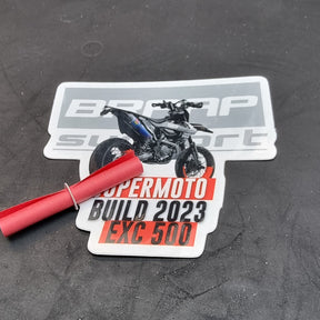 Teilnahme Sticker für KTM EXC 500 SUPERMOTO BUILD 2023