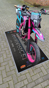 Braap Support Dyno Design Motorrad/Werkstatt Teppich